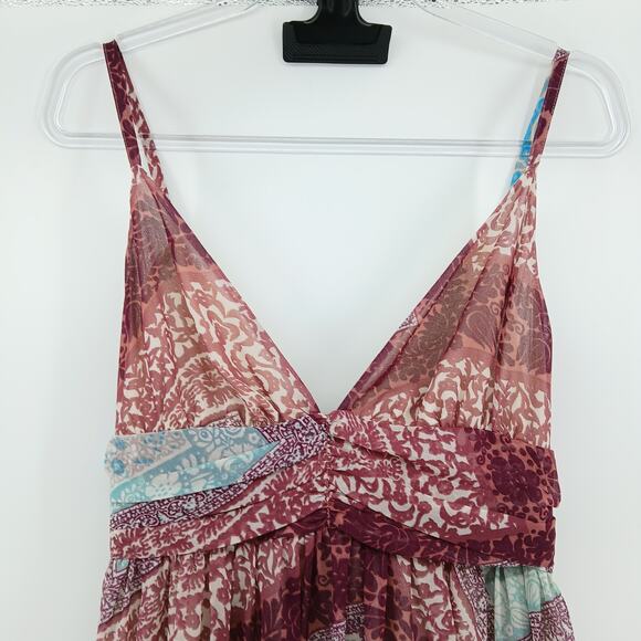 Moda International Y2K Boho Low Back Maxi Dress Womens MD Wedding Festival - Picture 3 of 15